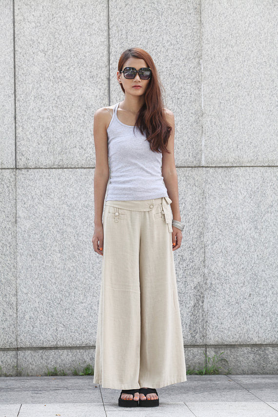 Long Linen Pants